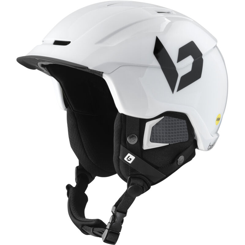 INSTINCT MIPS, White Black Shiny-No Lens Reference, hi-res image number null